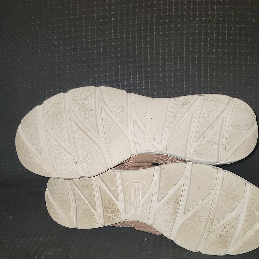 Merrell Women's Dusty Pink Slip-On Knit Sneakers - Picture 5 of 7